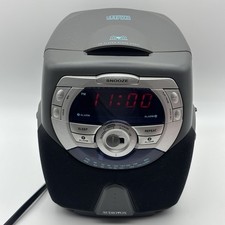 Vintage AUDIOVOX CD1169 AM/FM-CD ALARM CLOCK -RADIO  CD PLAYER WORKS