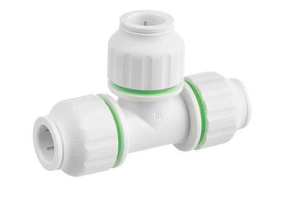 Flomasta Twistloc Kunststoff Push-Fit gleiche T-Stücke 15 mm 5er Pack