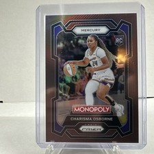 Charisma Osborne 🔥2024 Monopoly Prizm WNBA Brown Prizm #20 RC Mercury /249