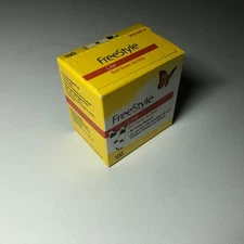 100 Free Style  Lite Blood Glucose Test Strips EXP 10/31/2026