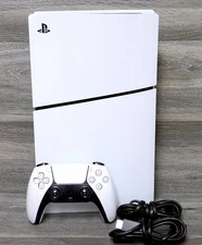 Sony PlayStation 5 Slim Digital Edition PS5 1TB White Console CFI-2015 PLS READ