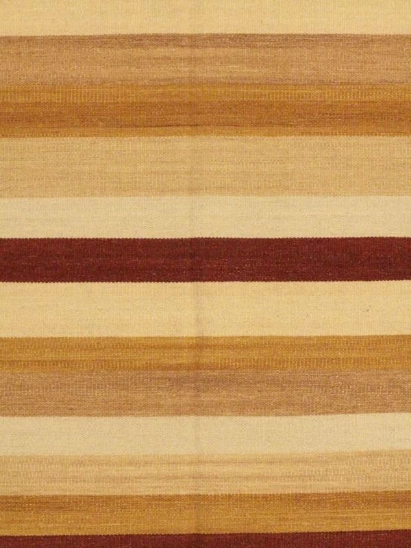 Traditional Vintage Hand Woven Oriental Carpet 5'7" x 7'10" Wool Kilim Area Rug - Image 3 of 4