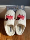 Women’s Aeropostale Dachshund "You Are One Hot Dog" Ivory Slippers Size S (5/6) — photo 2