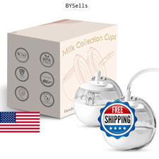 Wearable Silicone Milk Collection Cups,Closed System BreastMilk Collector Cup Wo