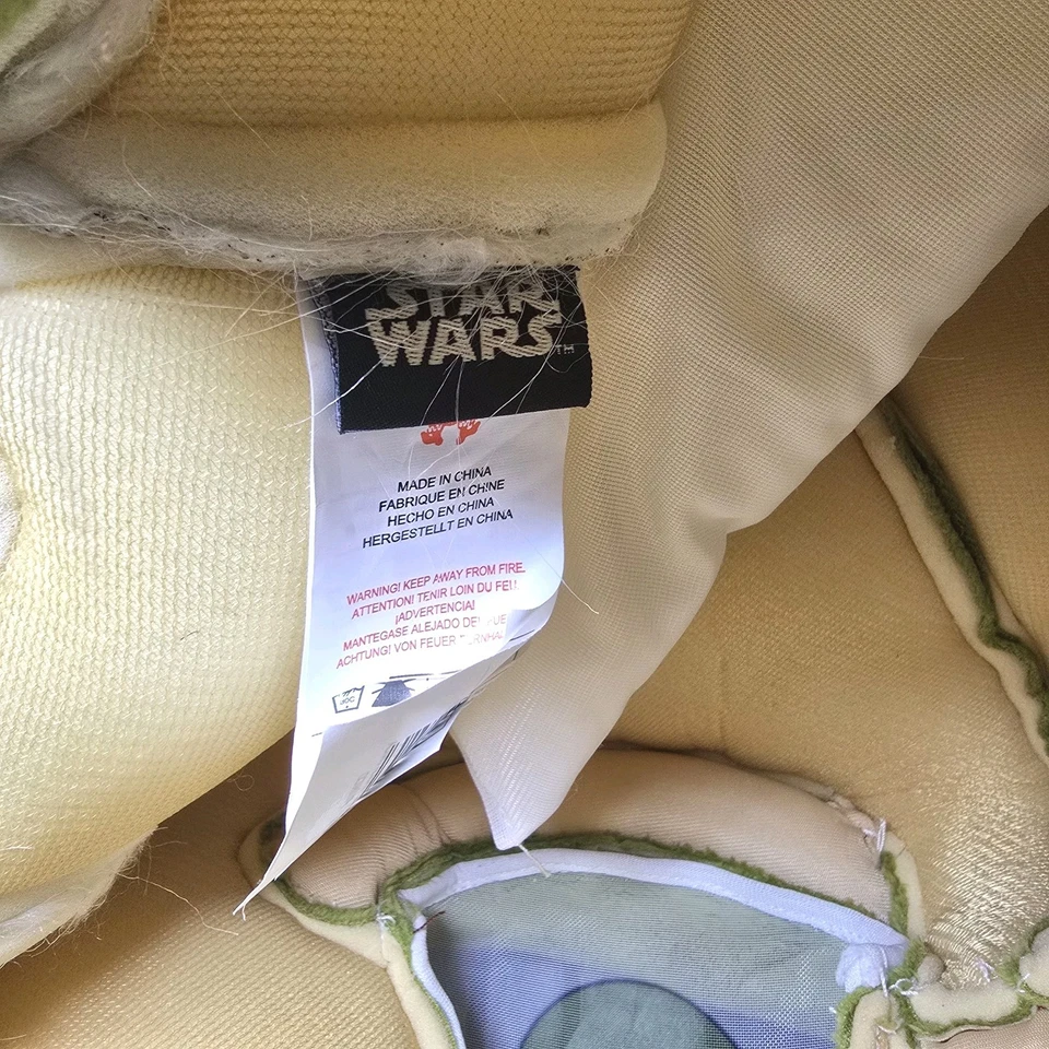 Cabeza de disfraz de mascota Yoda grande Foto 4 de 4