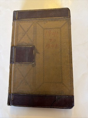 Vintage 1940s Hardware Store Accounts Ledger/Cash Book Journal 1941-1945