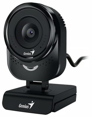 Genius FaceCam 1000X Q Black, 720p HD + Microphone Webcam