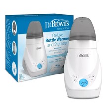 Dr. Brown's Deluxe Fast One Button Start Bottle Warmer and Sterilizer - White