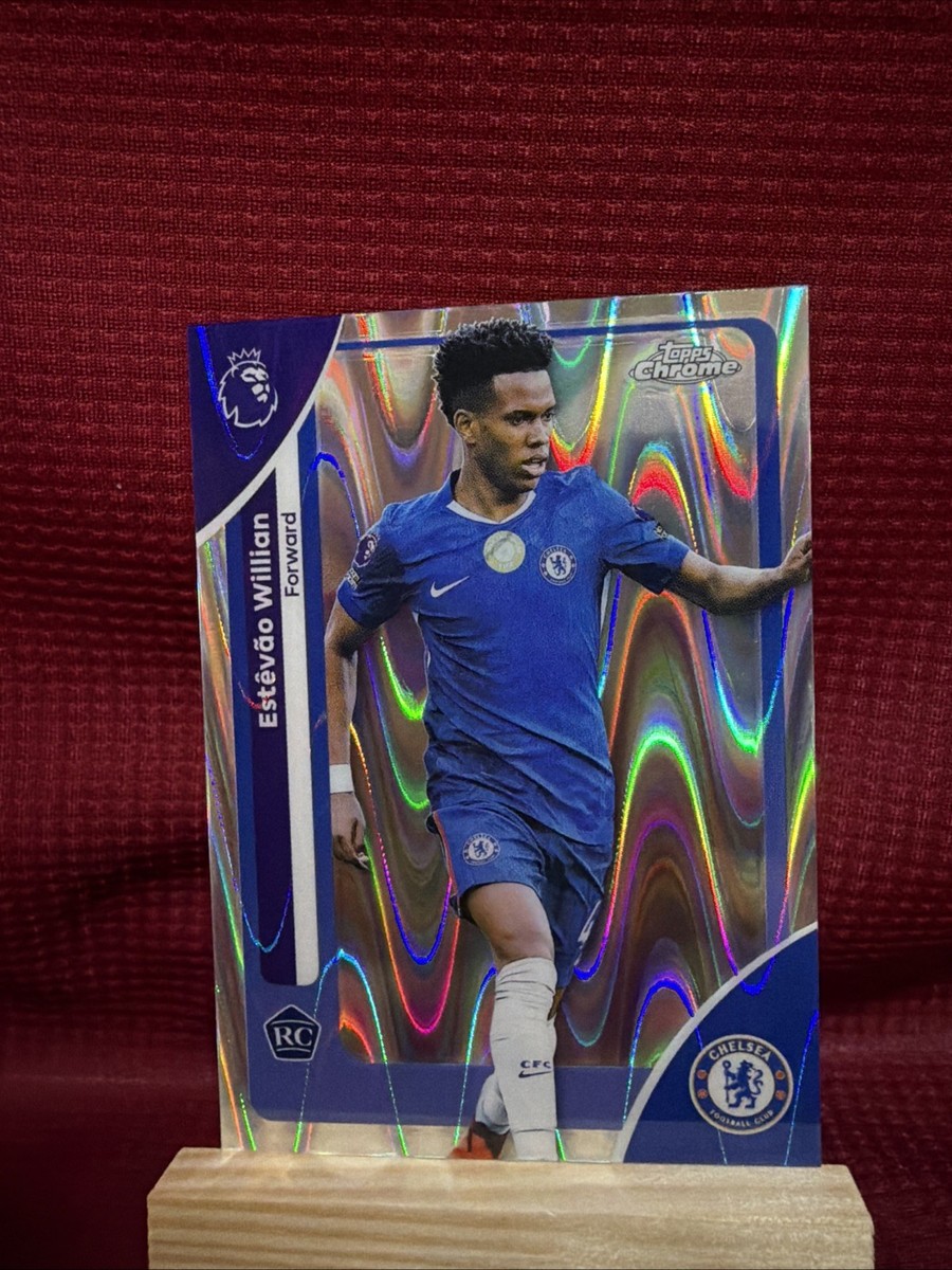 2026 Topps Chrome Premier League #68 Estevao Willian, RC RayWave