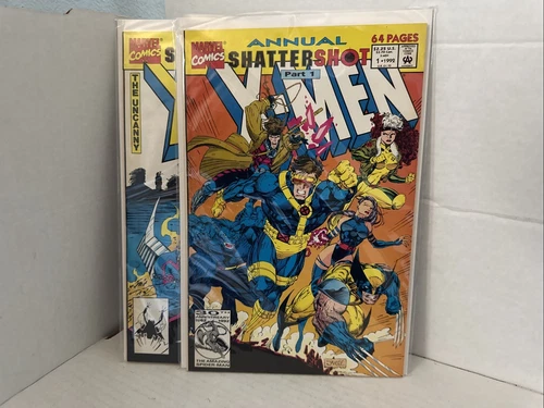 Vintage X Men Shattershot Annual #1 And 16 1992 Marvel Comics. Lot Of 2 Dj