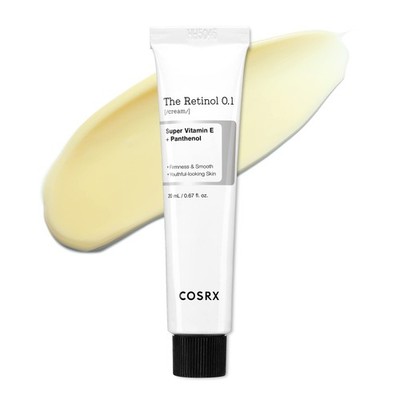 COSRX The Retinol 0.1 Creme, Koreanische Anti-Aging Gesichtscreme 20 ml (1er Pack) 