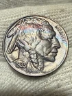 1935 P Buffalo Nickel High Grade AU + Condition Toned