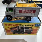 Lesney Matchbox Superfast Toys No.11 Scaffolding Truck Builders Supply - Boxed
