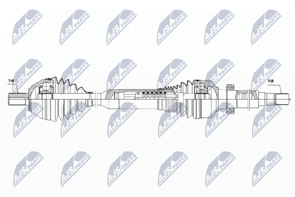 Nty Antriebswelle NPW-VV-051 FüR Volvo-image