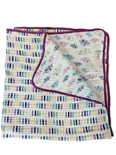 Aden + Anais Dream Baby Blanket Feathers Stripes Thick Muslin Cotton 44x44