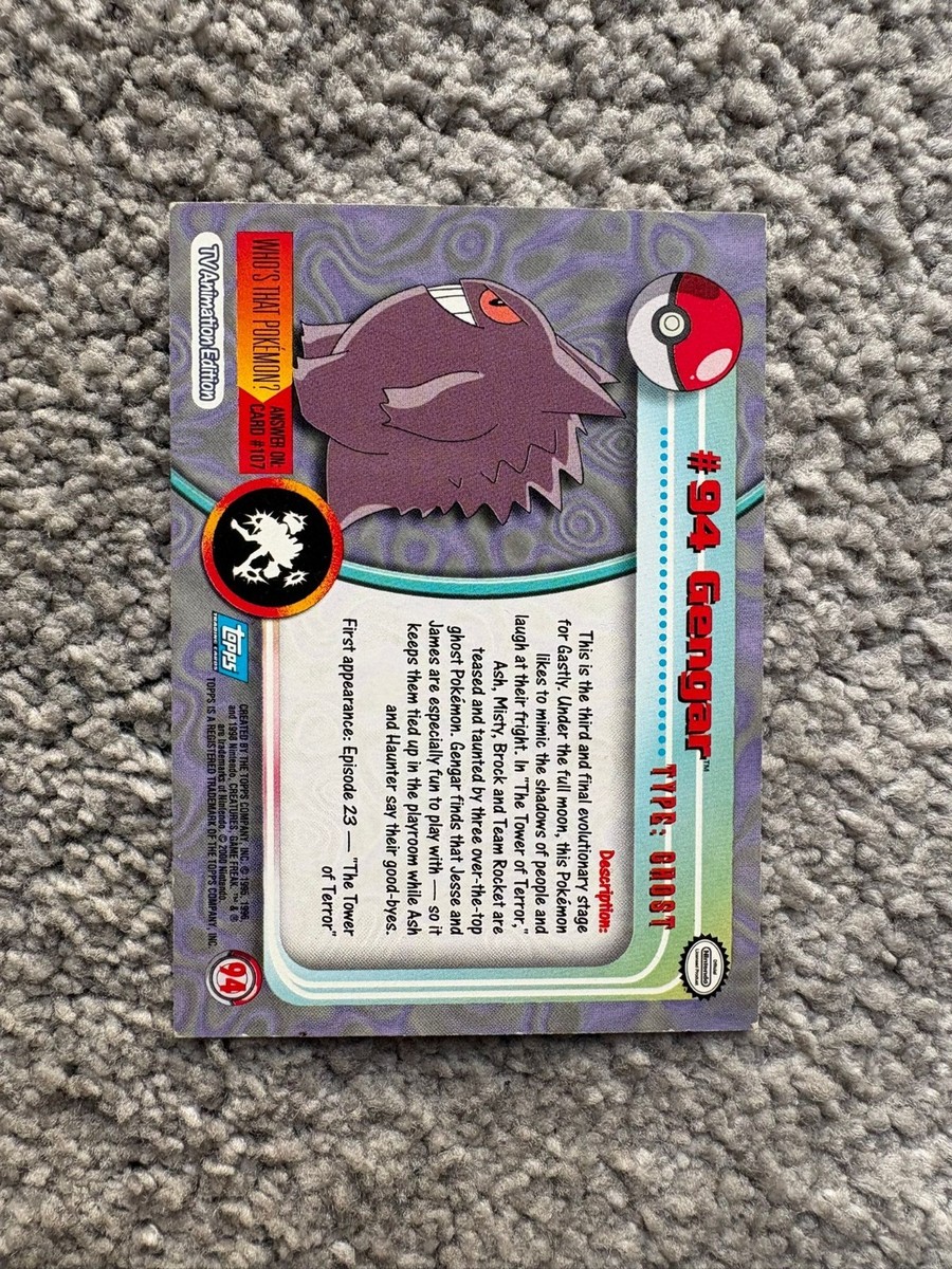 2000 Topps Pokemon TV Animation Edition Series 2 Non Holo 94