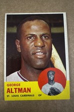 George Altman 1963 Topps #357 St. Louis Cardinals
