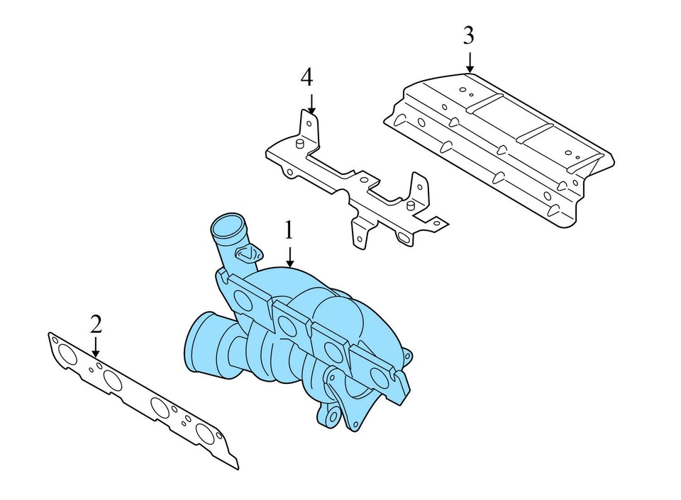 2009-2017 VW TIGUAN 2.0L - Turbo / Turbocharger Wastegate 06J145713K - Image 3 of 4