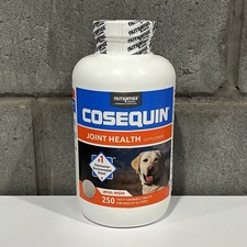 Cosequin Maximum Strength Plus MSM 250 Chewable Tablets EXP 2029