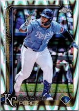 2025 Topps Chrome Salvador Perez #114 Prism Refractor