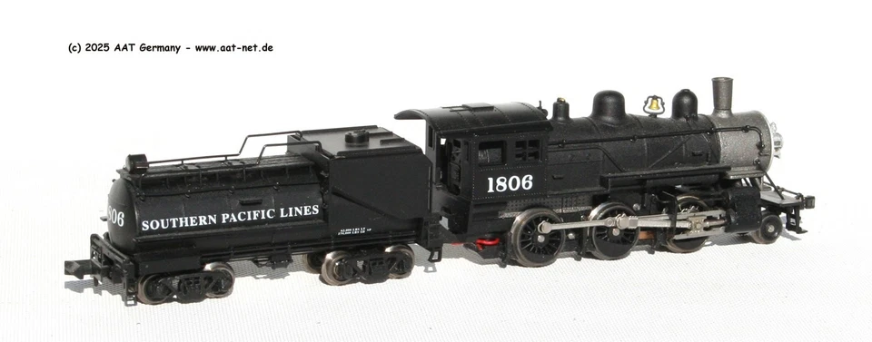 Model Power N 7609 - 2-6-0 Mogul Southern Pacific #1806, aga NEW, ohne OVP - Bild 2 von 3