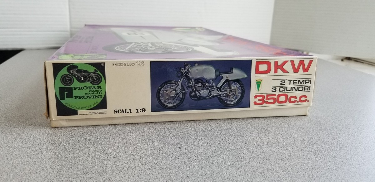 Maquette Moto Protar 1/9 DKW 350 CC N°126 - Kit Neuf Fabriqué Italie