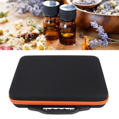 Essential Oil Carrying Case Holds 60 Grids 10ml Bottles Dual Zipper Shock Proof