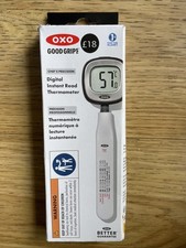 OXO SoftWorks Digital Instant Read Thermometer Meat BBQ SHELF WARN BOX