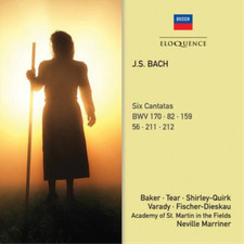 Image of Johann Sebastian B J.S. Bach: Six Cantatas BWV170 - 82 - 159 - 56 - 211 - (CD)