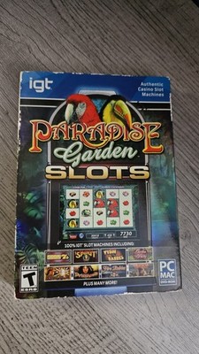 IGT Paradise Garden Slots PC/Mac Casino Software DVD-ROM English