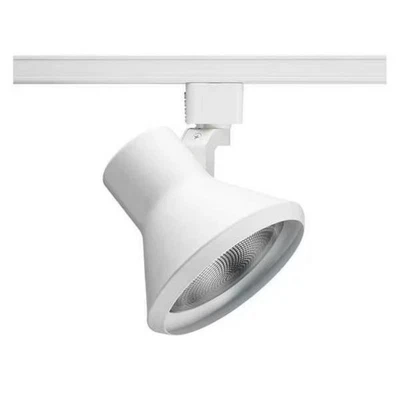 Juno Lighting Track Lighting Head,Flare,Wht,4 7/8in R552 WH Juno Lighting R552