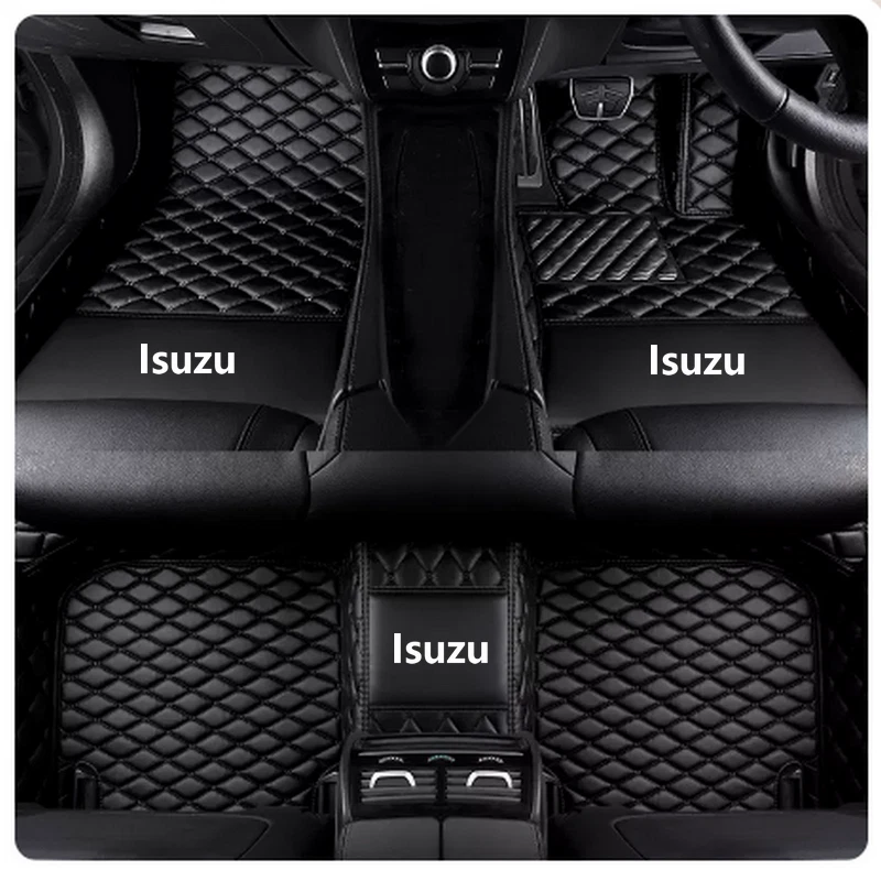 For Isuzu Car Floor Mats Waterproof All Models D-Max Mu-X Custom RHD Auto Carpet - image 2 of 4
