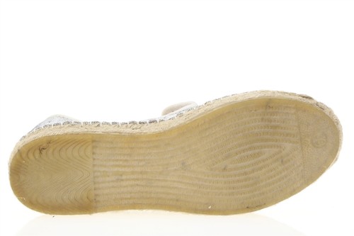 Alpargatas sin cordones de tela plateada Coolway para mujer talla 7,5 EE. UU. 4,5 UK 38 EU - Imagen 5 de 5