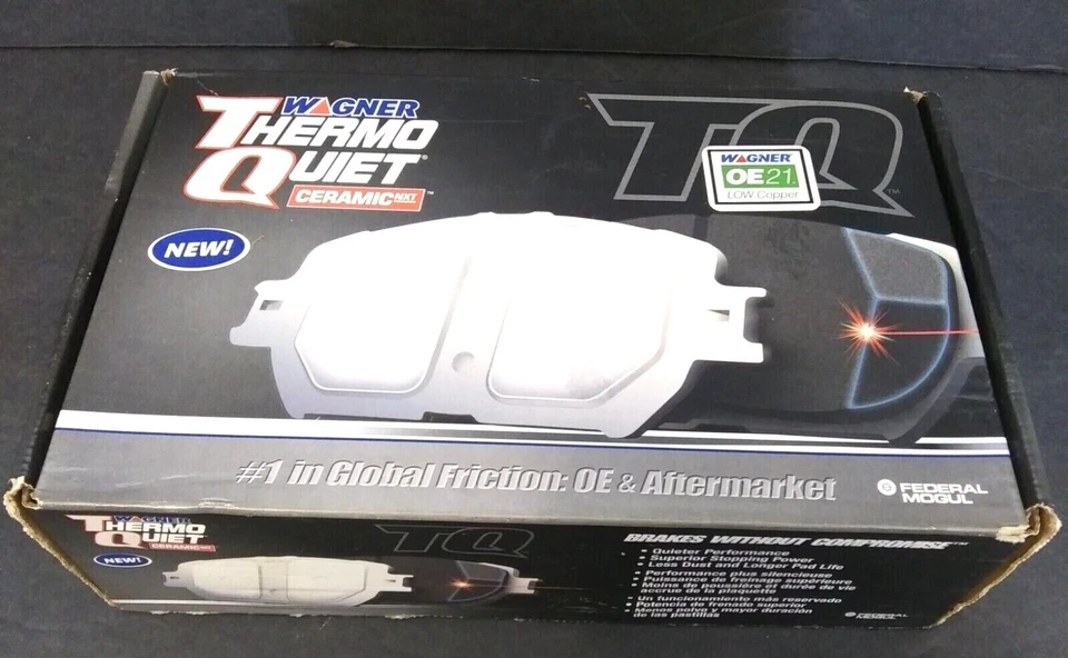 Juego de pastillas de freno delanteras Wagner TQ QC601 con herrajes para Ford Taurus 1994 2002 NUEVO Foto 4 de 4