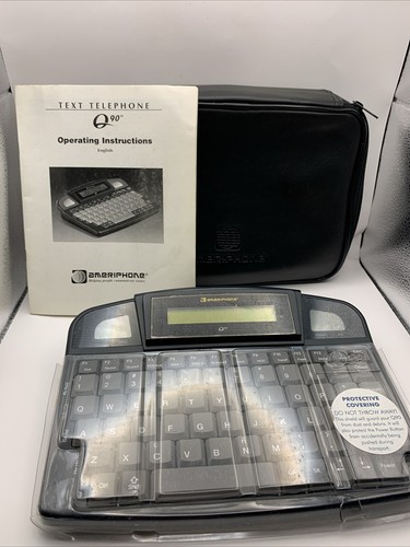 AMERIPHONE Q90 TTY TCO Text Answering Machine Hearing Impaired FOR PARTS/REPAIR