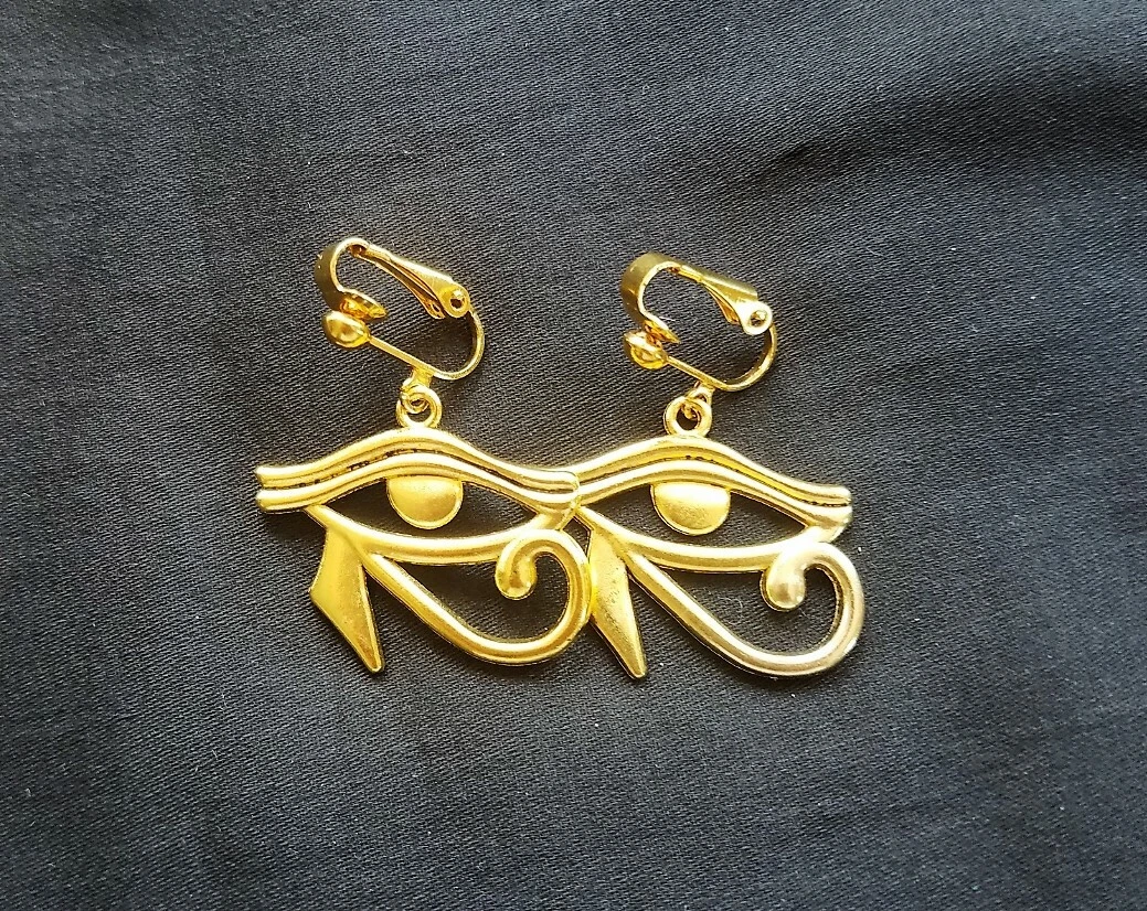 Eye of ra earrings clearance