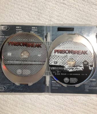 PRISON BREAK Season 1 - Contains All 22 Episodes (DVD, 6-Disc Set