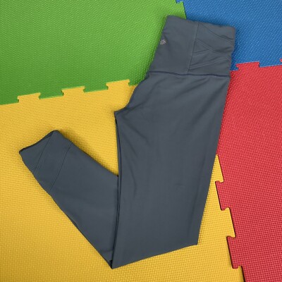 Athleta Size XS Riviera Blue Elation Pirouette 7/8 POWERVITA Tights Pants 