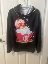 Strawberry Shortcake Graphic Women Medium Sweatshirt Long Sleeve All Over Print