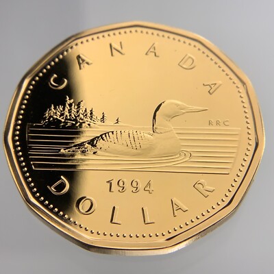 1994 Canada One 1 Dollar Loonie KM#186 Uncirculated Coin Z079 | eBay