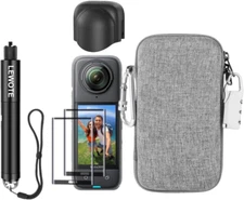 7 In1 Compatible with Insta360 X4 Accessories Kit[Silicone Len Cap][Extendable S