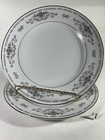 SALE!   Wade Diane Dinner Plates 10.25" Fine Porcelain, Japan 2 Plates lot #1 — photo 1