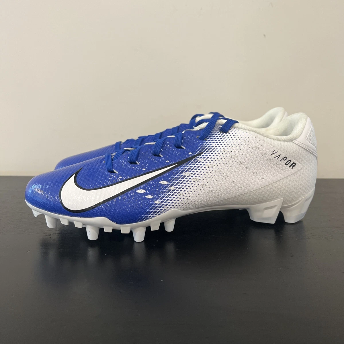 Nike Mens Soccer Cleats Mercurial Vapor IX FG Navy Blue White Athletic Shoes Nike Mercurial Vapor 16 Elite Firm-Ground Low-Top Soccer  main image 3