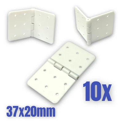 ✅ 10 Stück Nylon Scharnier 36x20mm RC Flugzeug Airplane Aileron Querruder Ruder - Bild 1 von 4
