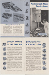 1950s Kearney & Trecker Milwaukee Machine Tools Industrial Advertising Brochure