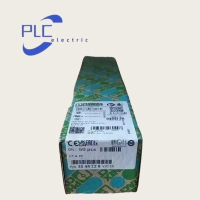 3044128 10PCS NEW Phoenix UT 4-PE Ground Terminal 2Ports Yellow and Green
