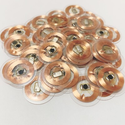 100pcs 25mm Writable Rewrite 125KHz EM RFID Round Tag Token For Copier Writer