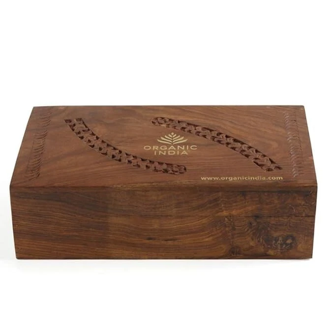 Bio Indien Super Deluxe Holz Geschenkbox, 100 Aufguss Teebeutel - Bild 4 von 4