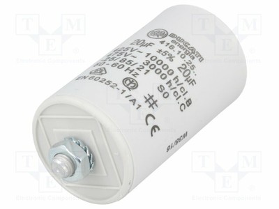 1 st für Motoren Kondensator Betrieb; 1,5uF; 475VAC; Ø28x55mm; ±5/%