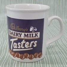 Vintage Dairy Milk Tasters Cadbury's Chocolate Mug Kiln Craft Purple White